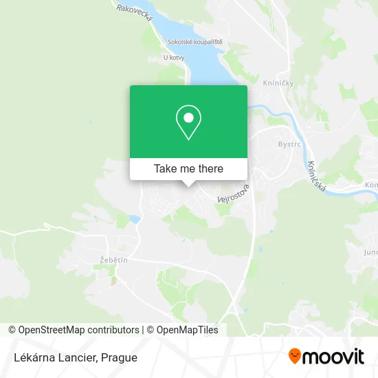 Карта Lékárna Lancier