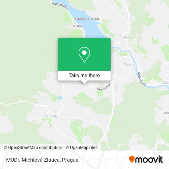 Карта MUDr. Michlová Zlatica