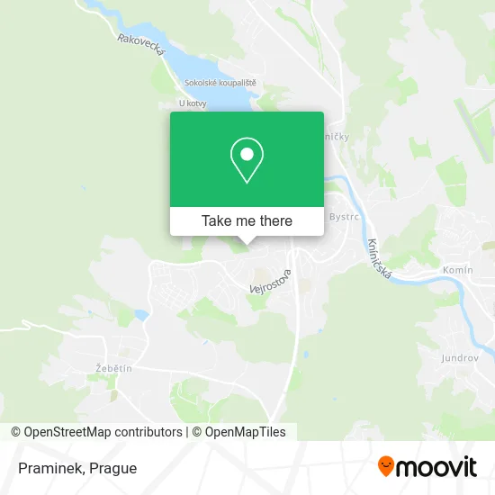 Карта Praminek