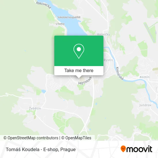 Карта Tomáš Koudela - E-shop