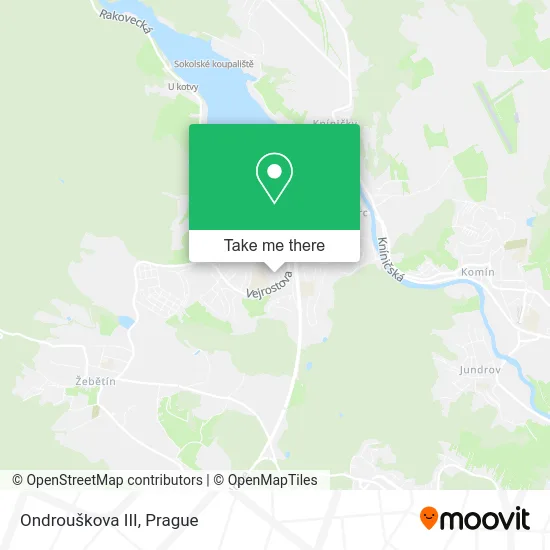 Карта Ondrouškova III