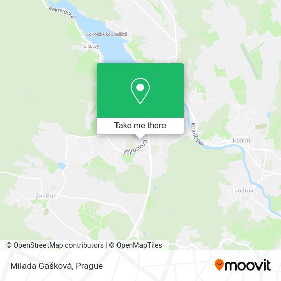 Карта Milada Gašková