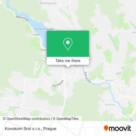 Карта Kovokom Srot s.r.o.