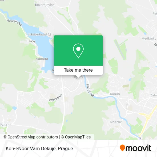 Карта Koh-I-Noor Vam Dekuje