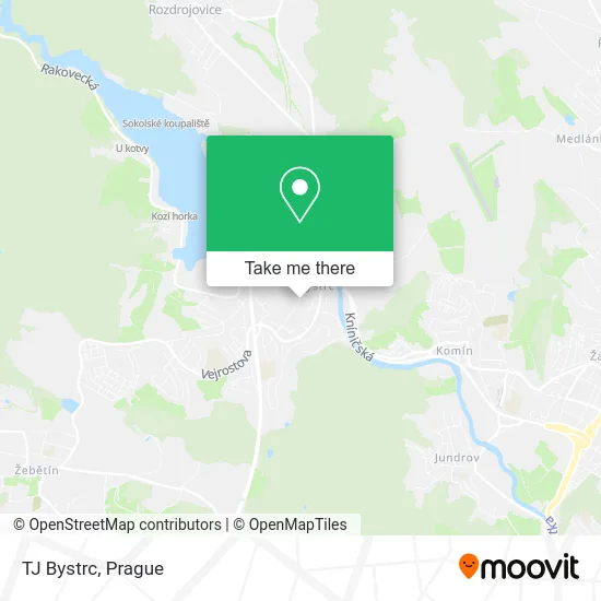 Карта TJ Bystrc