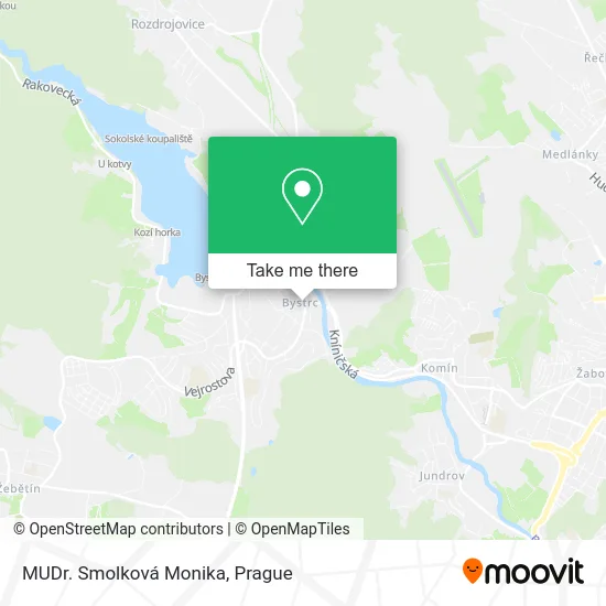 MUDr. Smolková Monika map