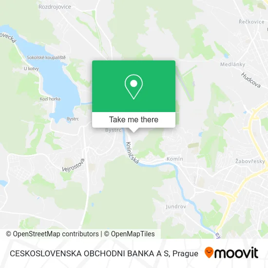 Карта CESKOSLOVENSKA OBCHODNI BANKA A S