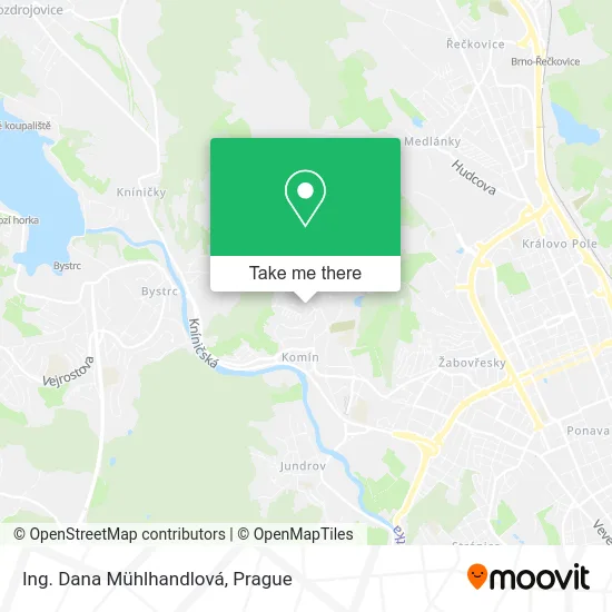 Карта Ing. Dana Mühlhandlová