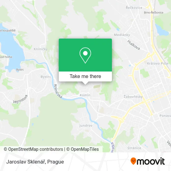 Jaroslav Sklenář map