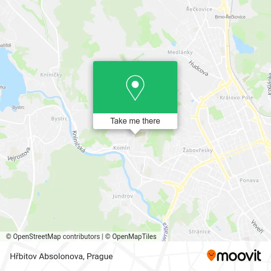 Карта Hřbitov Absolonova