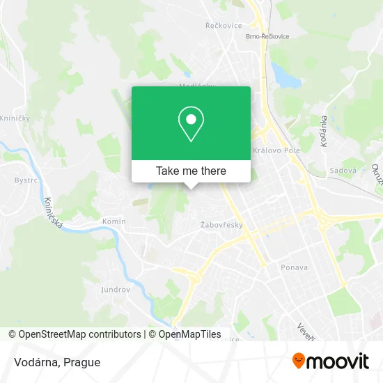 Карта Vodárna