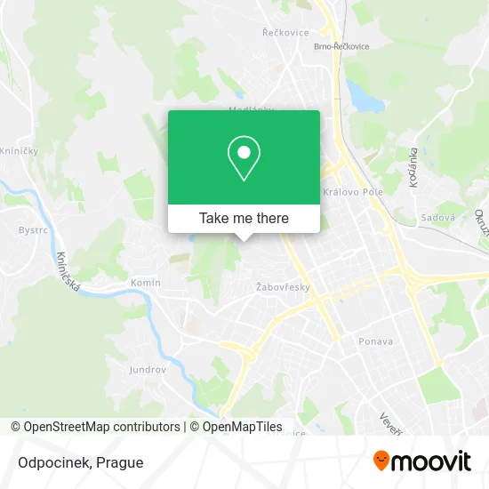 Карта Odpocinek