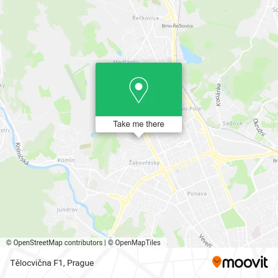 Карта Tělocvična F1
