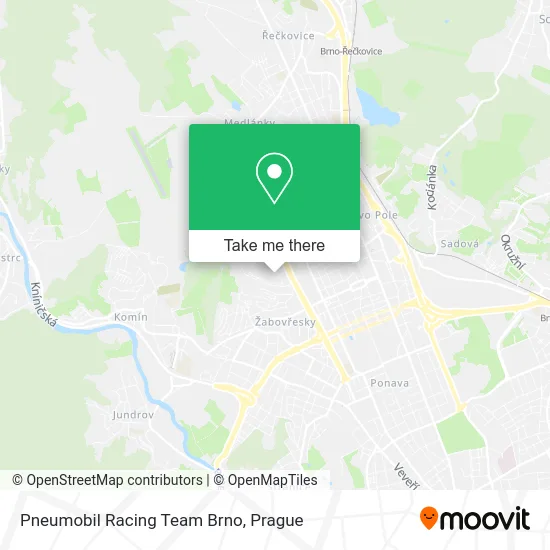 Карта Pneumobil Racing Team Brno