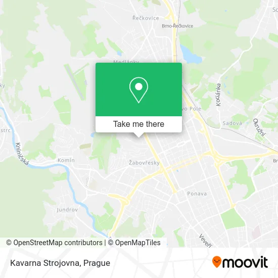 Карта Kavarna Strojovna