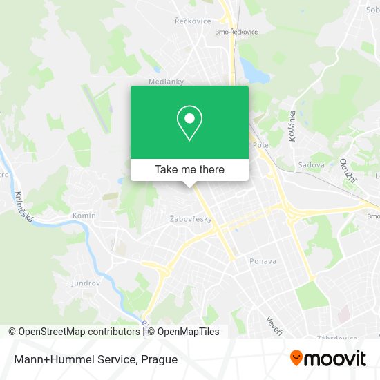 Карта Mann+Hummel Service