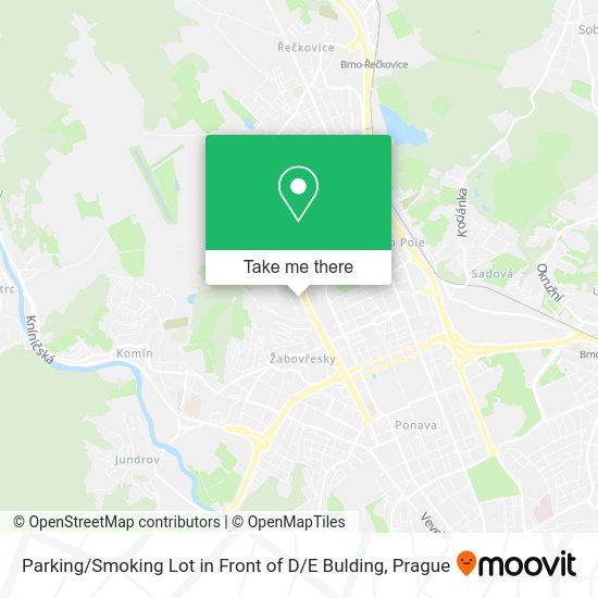 Карта Parking / Smoking Lot in Front of D / E Bulding