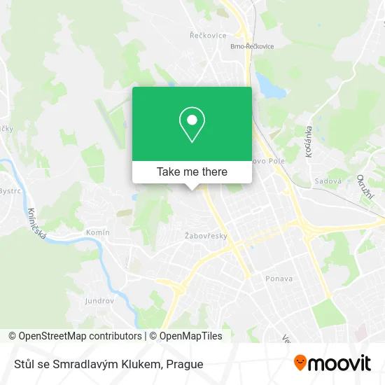 Карта Stůl se Smradlavým Klukem