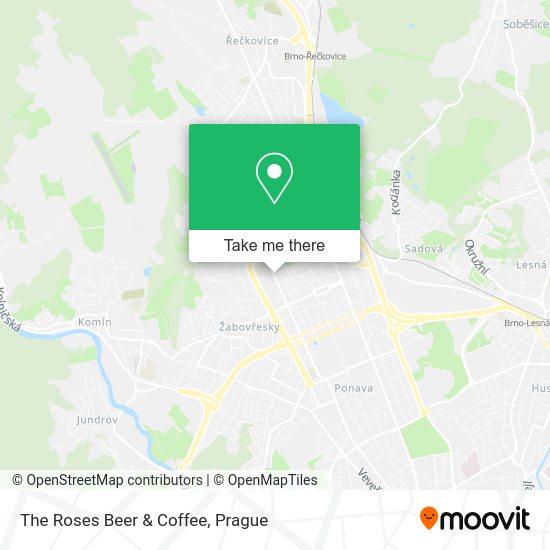 Карта The Roses Beer & Coffee