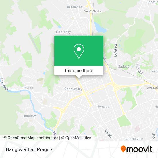 Карта Hangover bar