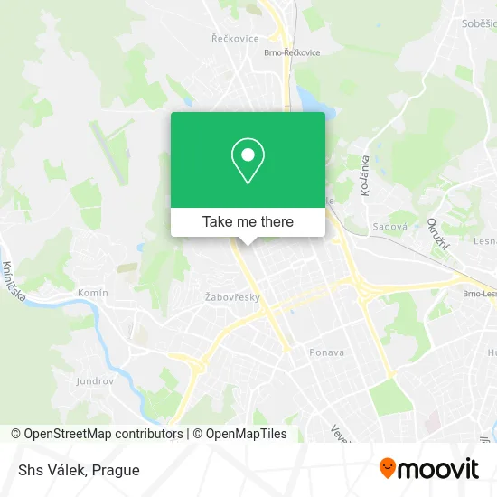 Карта Shs Válek