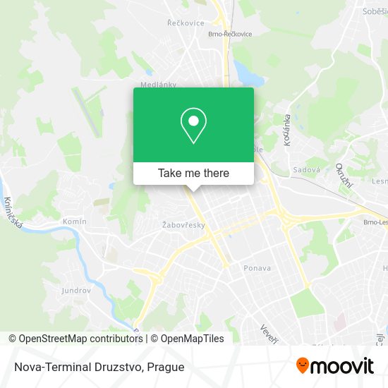 Карта Nova-Terminal Druzstvo