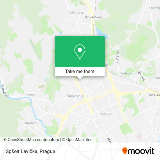 Карта Spšeit Lavička