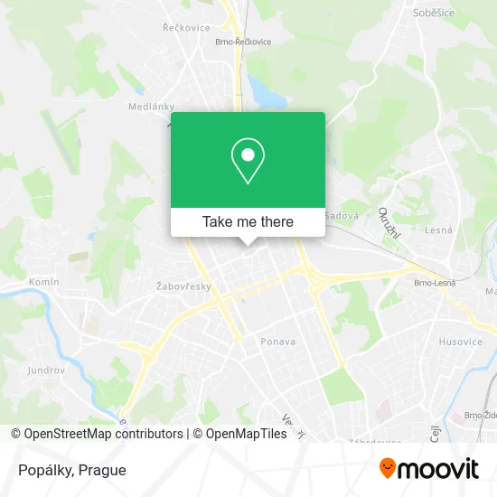 Карта Popálky