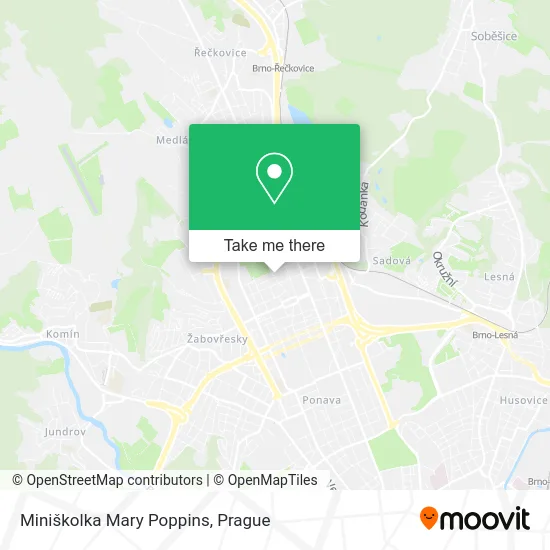 Карта Miniškolka Mary Poppins