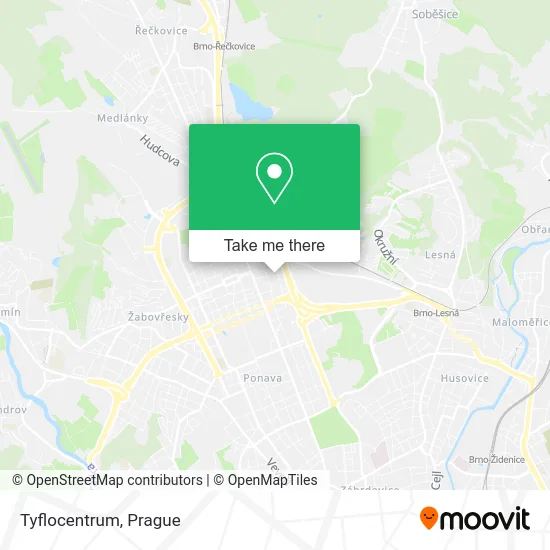 Карта Tyflocentrum