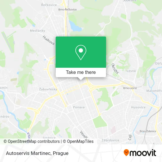 Карта Autoservis Martinec