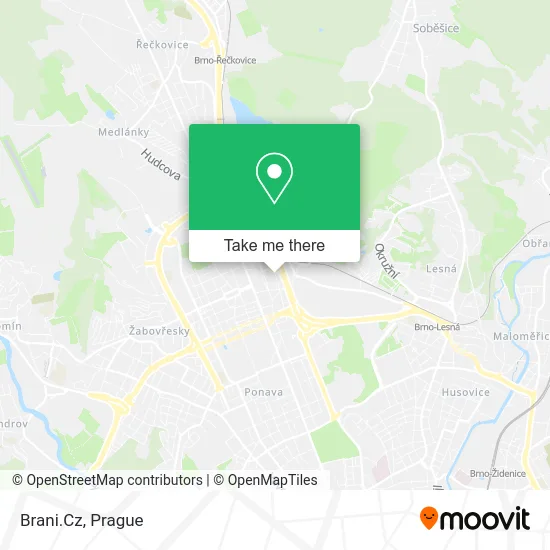Карта Brani.Cz