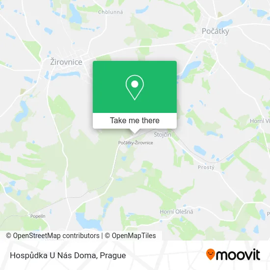 Карта Hospůdka U Nás Doma