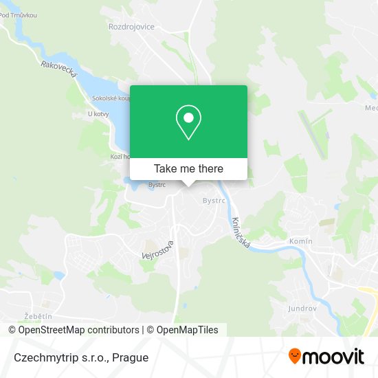 Карта Czechmytrip s.r.o.