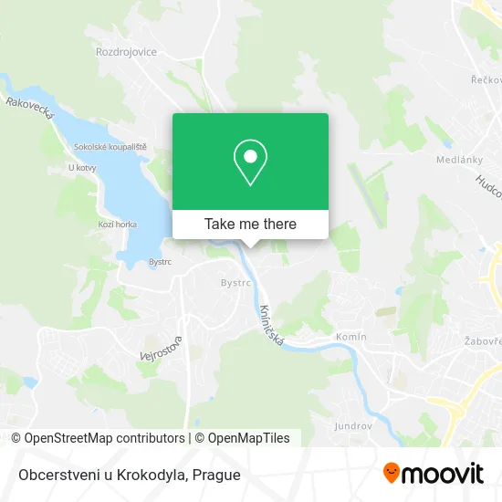 Карта Obcerstveni u Krokodyla