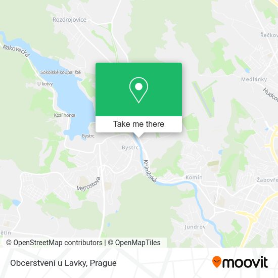 Карта Obcerstveni u Lavky