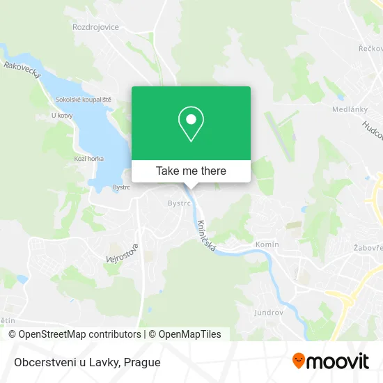 Карта Obcerstveni u Lavky
