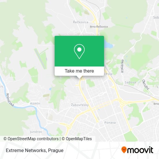Карта Extreme Networks