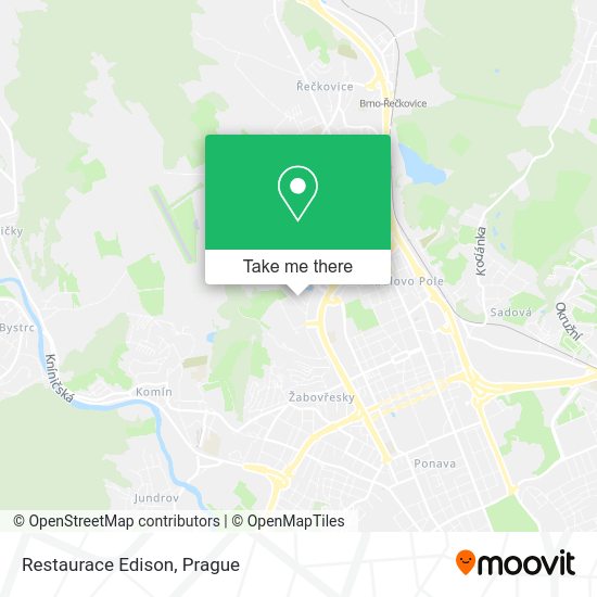 Карта Restaurace Edison