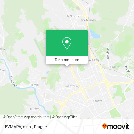 Карта EVMAPA, s.r.o.