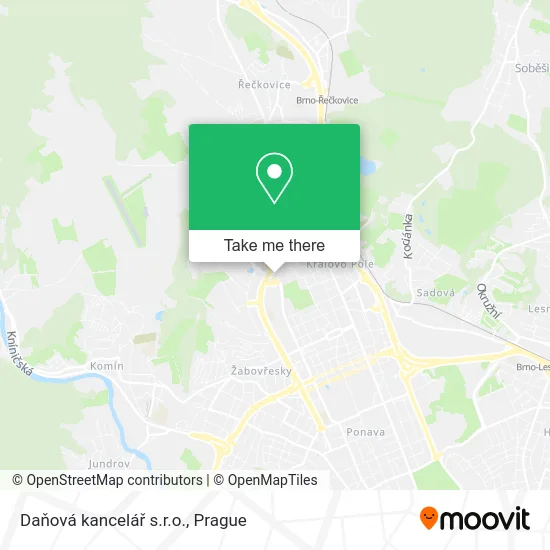 Карта Daňová kancelář s.r.o.