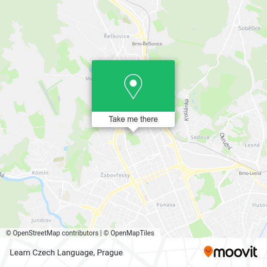 Карта Learn Czech Language