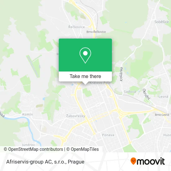 Карта Afriservis-group AC, s.r.o.