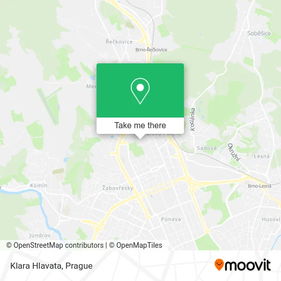 Klara Hlavata map