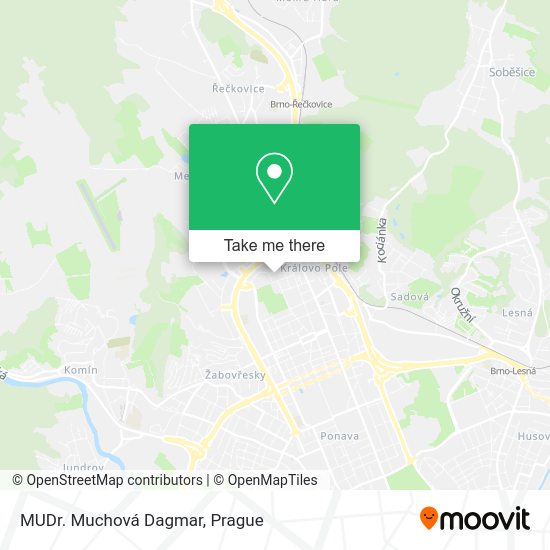 Карта MUDr. Muchová Dagmar