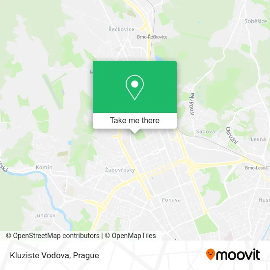 Карта Kluziste Vodova