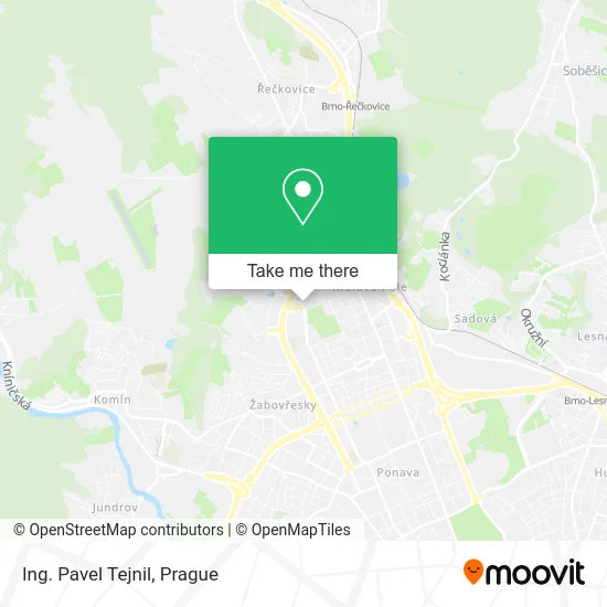 Карта Ing. Pavel Tejnil