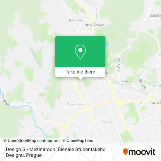 Карта Design.S - Mezinárodní Bienále Studentského Designu