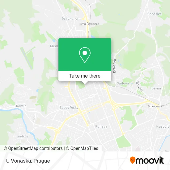 Карта U Vonaska