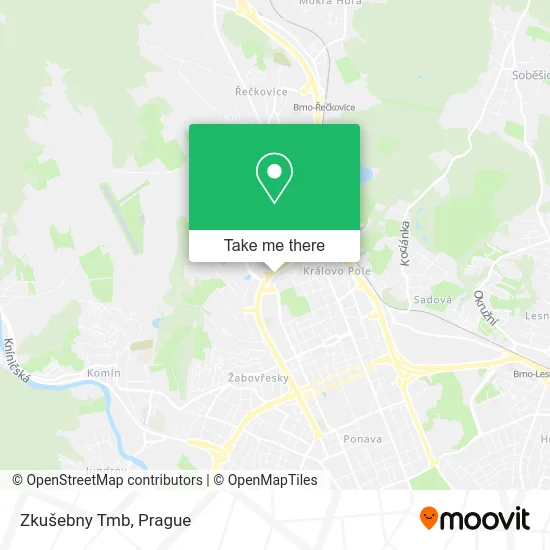 Карта Zkušebny Tmb